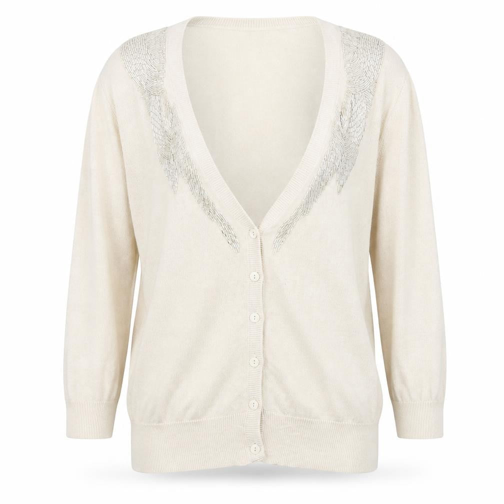 Topshop Womens Beige   Cardigan Jumper Size 12