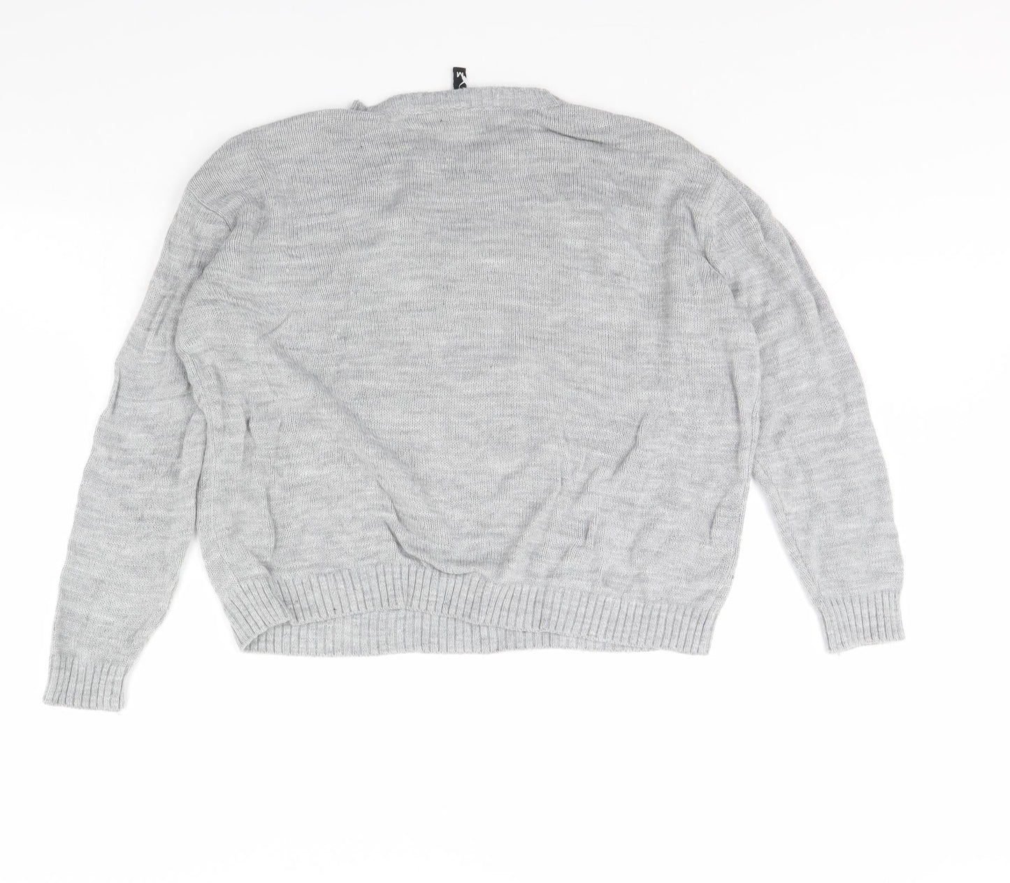 Divided Womens Grey   Pullover Jumper Size M