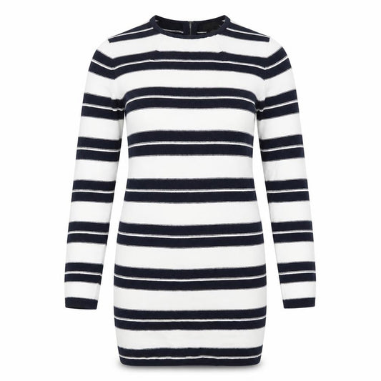 Marks & Spencer Womens White Striped  Mini  Size 10