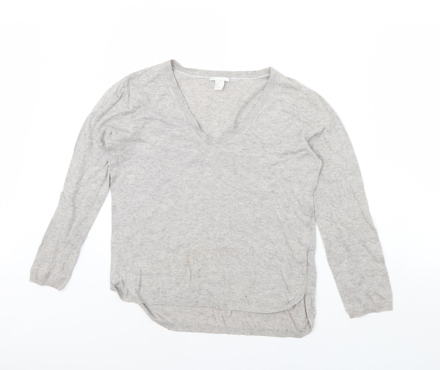 H&M Womens Grey   Pullover Jumper Size S