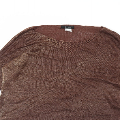 La Redoute Womens Brown   Pullover Jumper Size 14