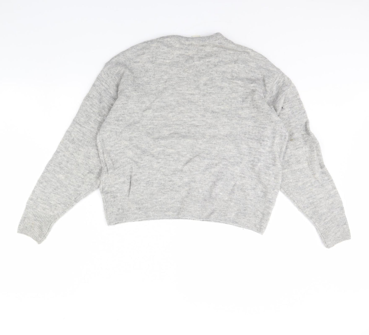 H&M Womens Grey   Pullover Jumper Size XS