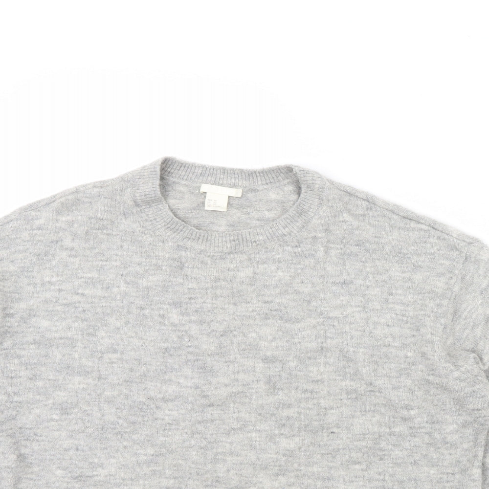 H&M Womens Grey   Pullover Jumper Size XS
