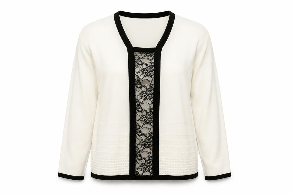Bonmarché Womens Ivory Pullover Jumper Size XL