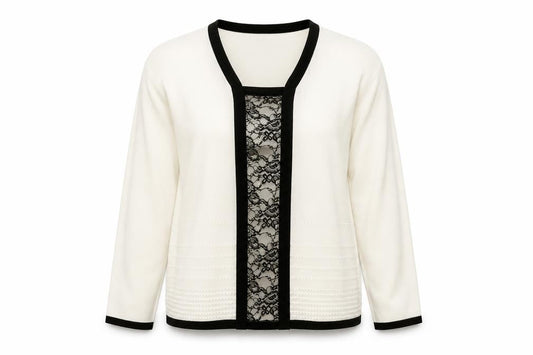 Bonmarché Womens Ivory Pullover Jumper Size XL