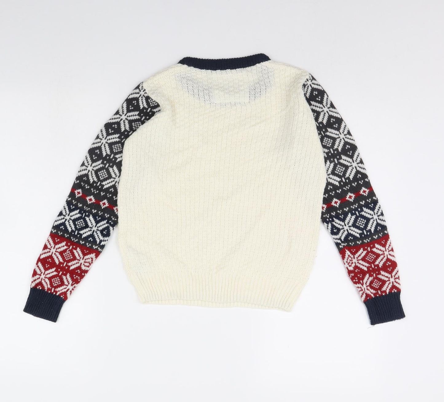 pepperts Boys Ivory   Pullover Jumper Size 8 Years
