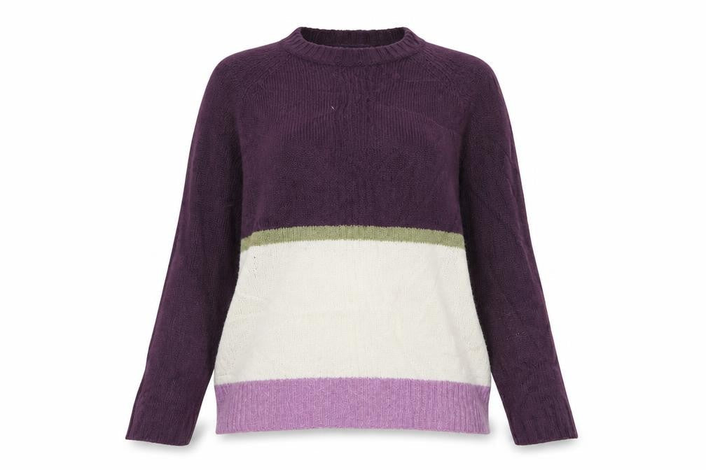 m&s Womens Purple   Pullover Jumper Size M