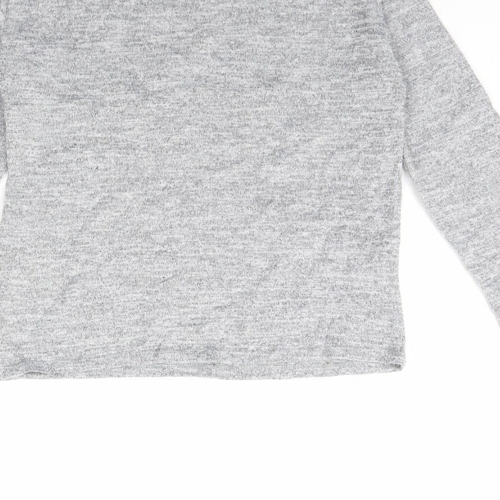 I Love Girls Wear Girls Grey   Pullover Jumper Size 11 Years  - Unicorn