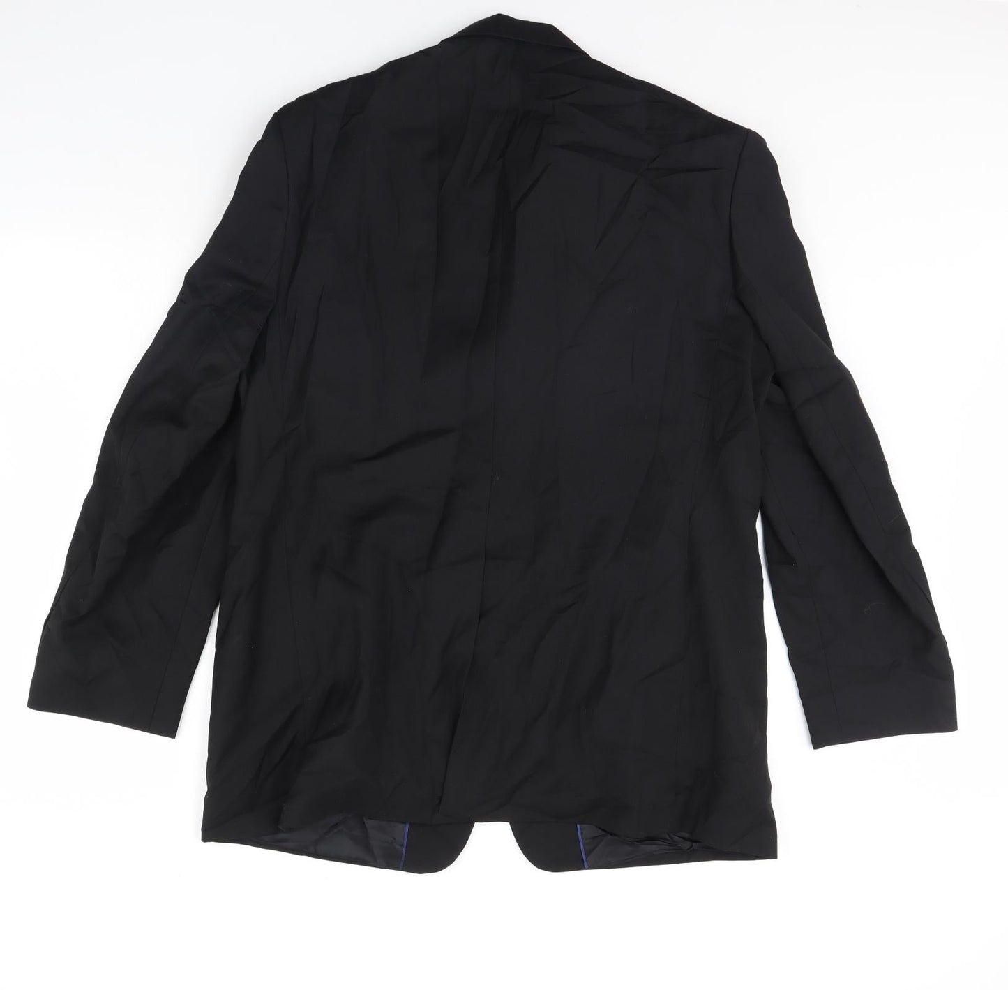 Preworn Mens Black   Jacket Blazer Size 40  - Shoulder Pads