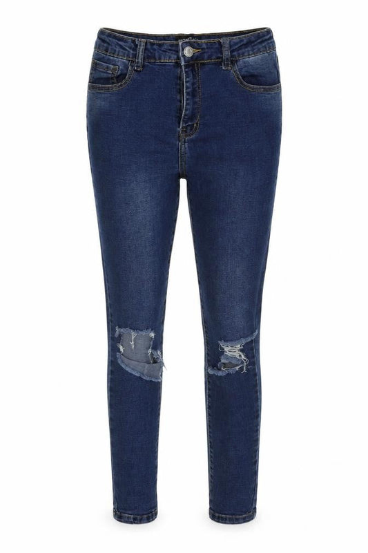 Momokrom Womens Blue  Denim Skinny Jeans Size 12 L26 in