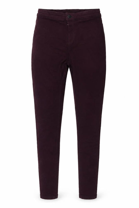 Topshop Womens Red  Denim Skinny Jeans Size 30 in L28 in