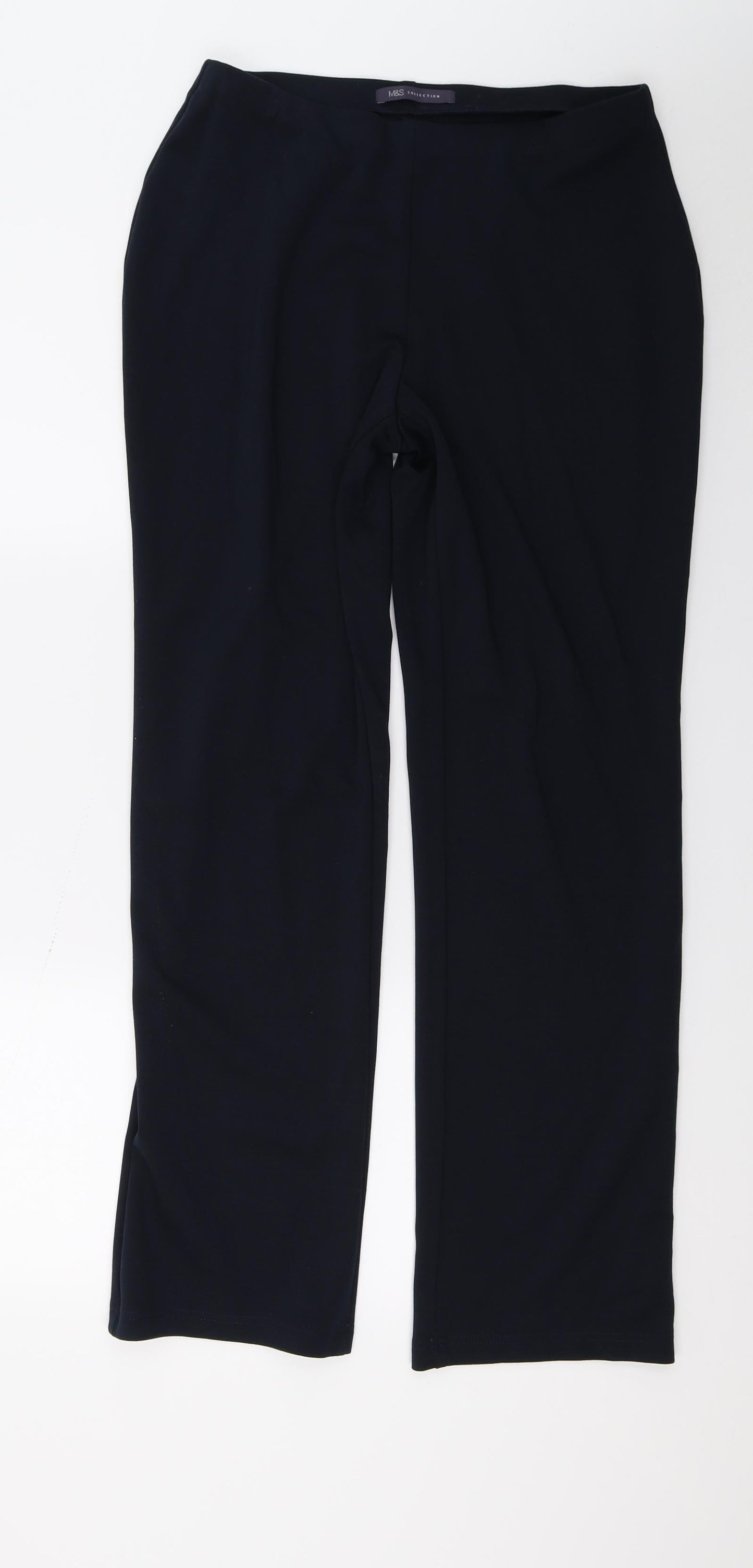 Marks and Spencer Womens Blue   Trousers  Size 10 L27 in