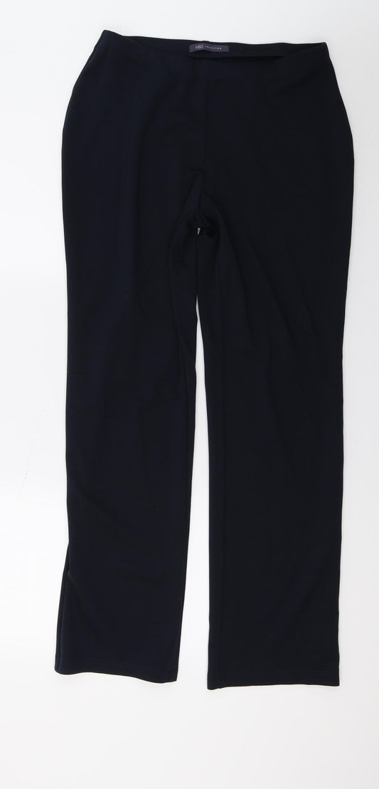 Marks and Spencer Womens Blue   Trousers  Size 10 L27 in