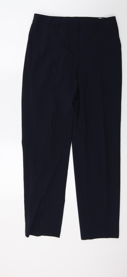 Marks and Spencer Womens Blue   Trousers  Size 10 L26 in