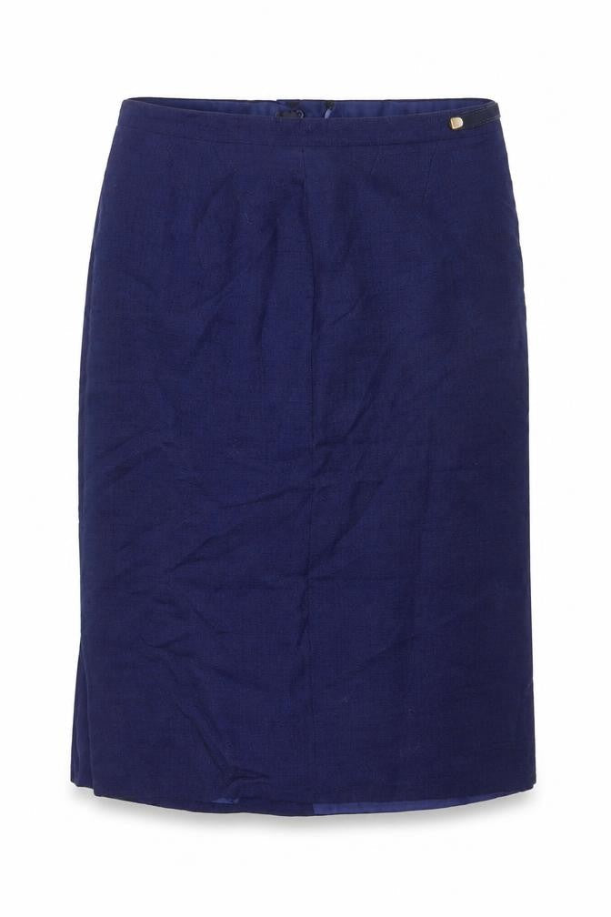 Preworn Womens Blue   A-Line Skirt Size 28