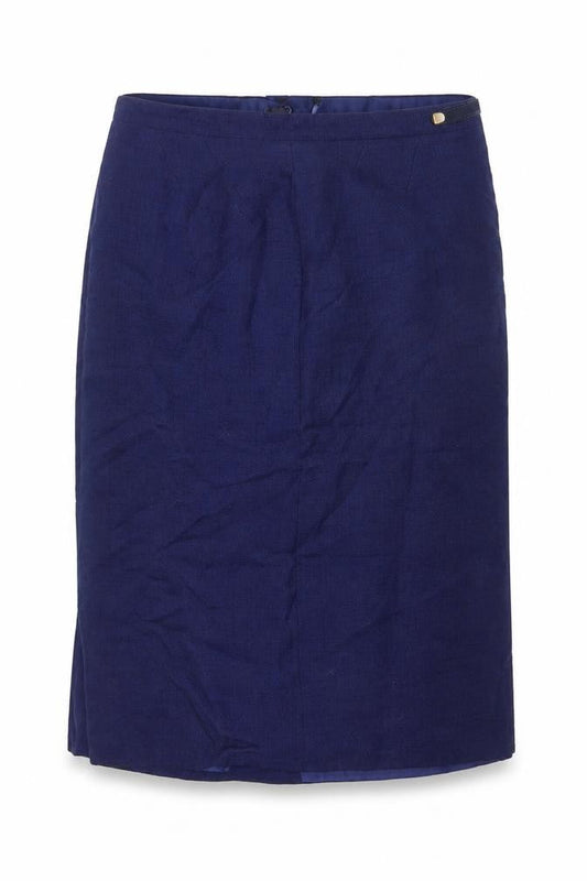 Preworn Womens Blue   A-Line Skirt Size 28