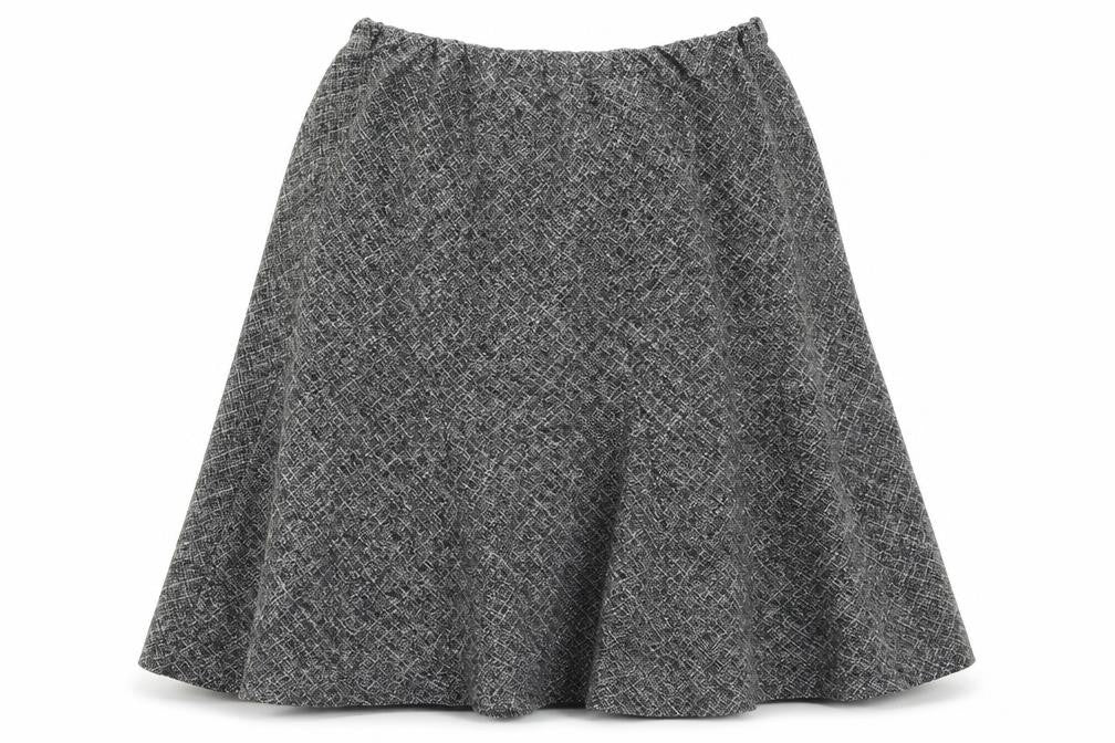 Preworn Womens Black   A-Line Skirt