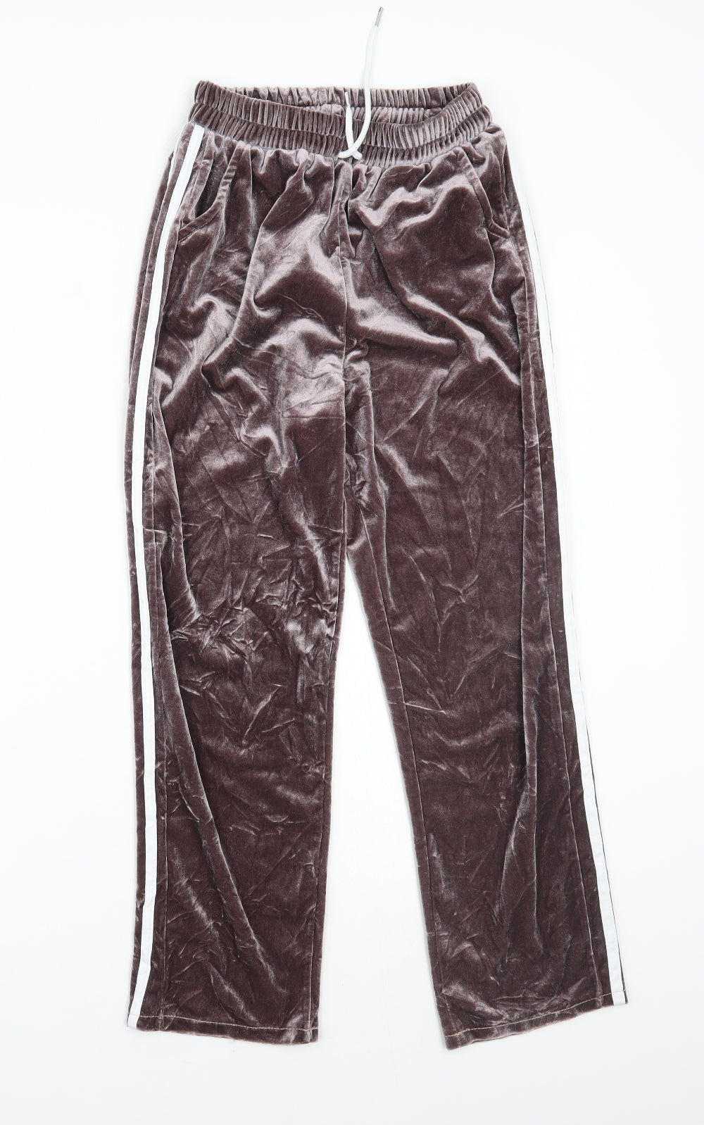 Preworn Womens Purple   Sweatpants Trousers Size 8 L26 in