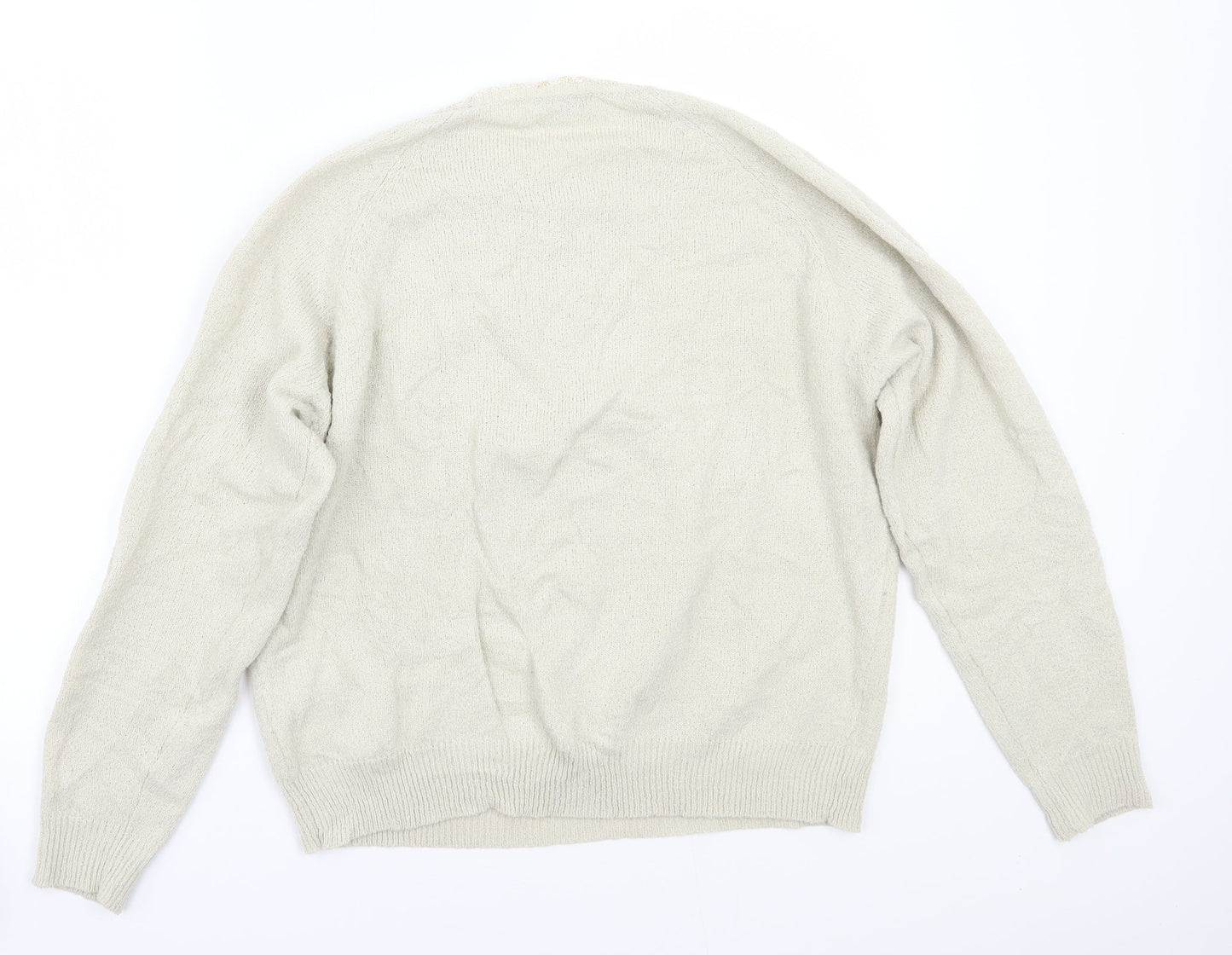 Berkertex Womens Beige Floral  Pullover Jumper Size 16