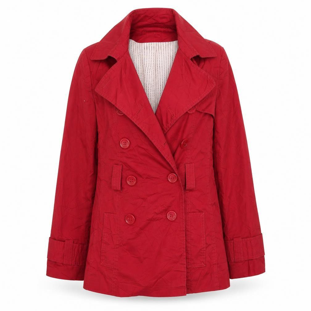TU Womens Red   Jacket Coat Size 10