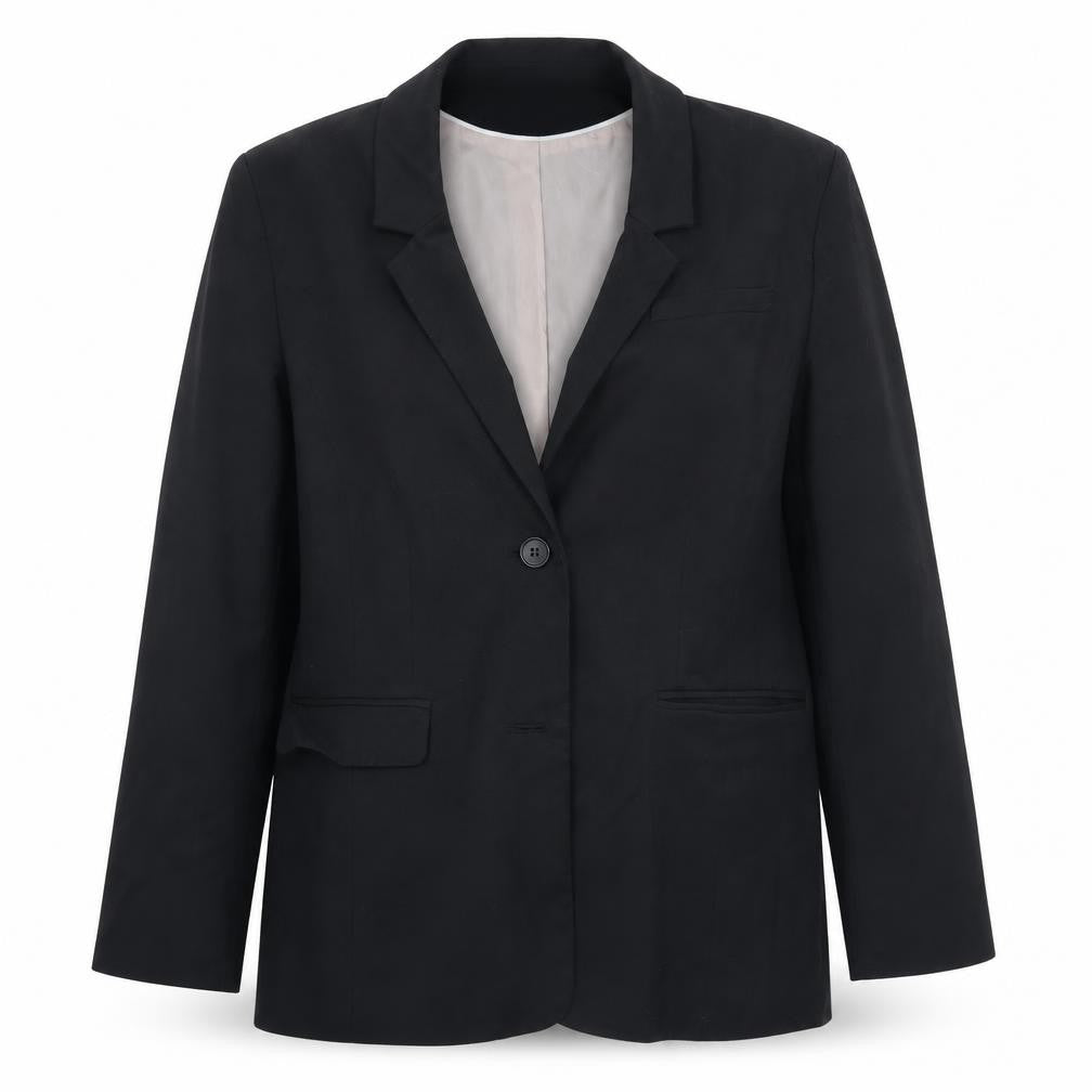 H&M Womens Black   Jacket Suit Size 12