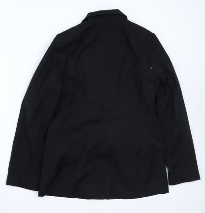 H&M Womens Black   Jacket Suit Size 12