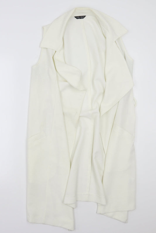 Select Womens White   Cardigan Jumper Size 12