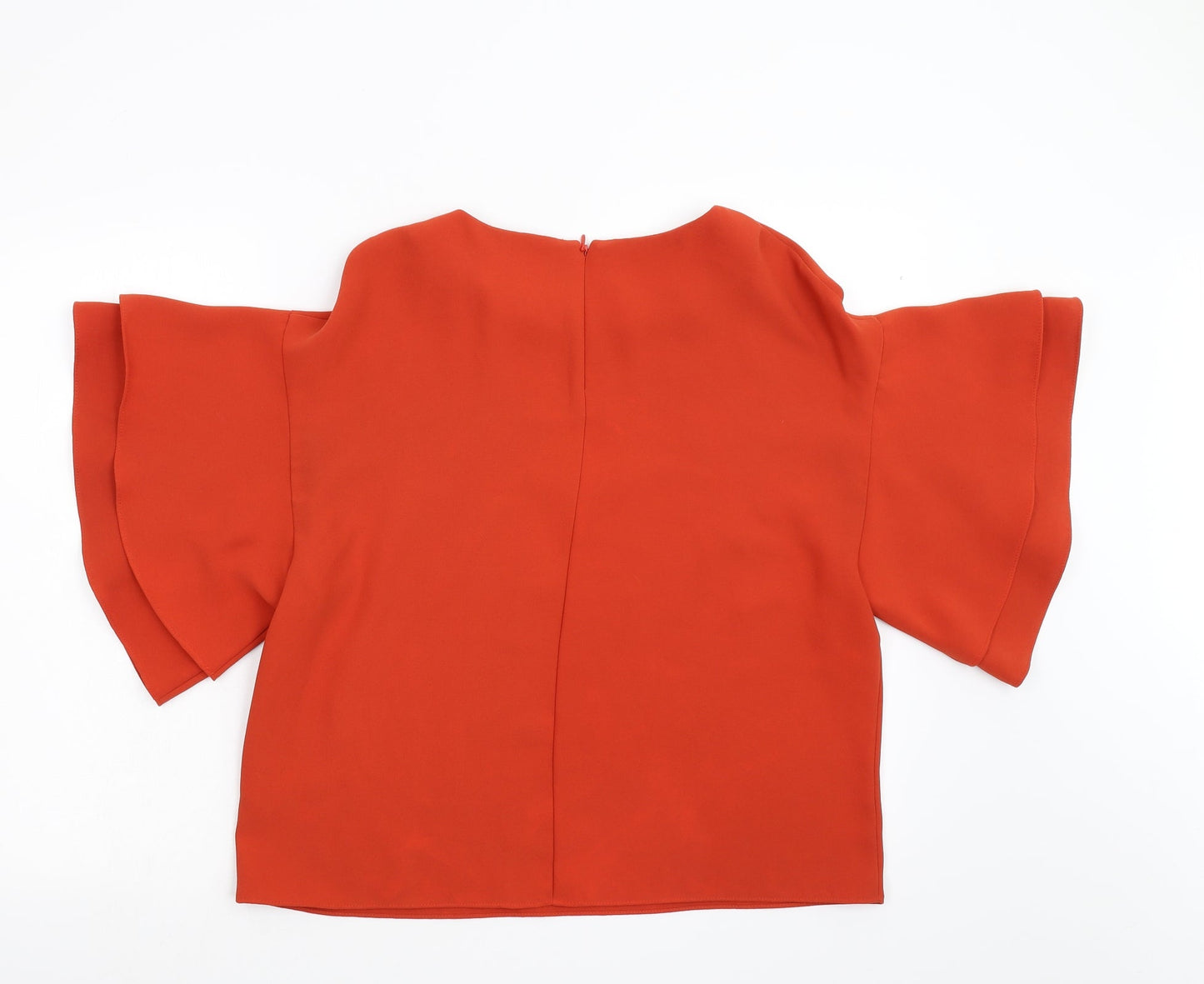 H&M Womens Orange   Basic Blouse Size 10