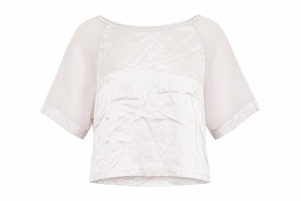 Papaya Womens Silver   Basic Blouse Size 10