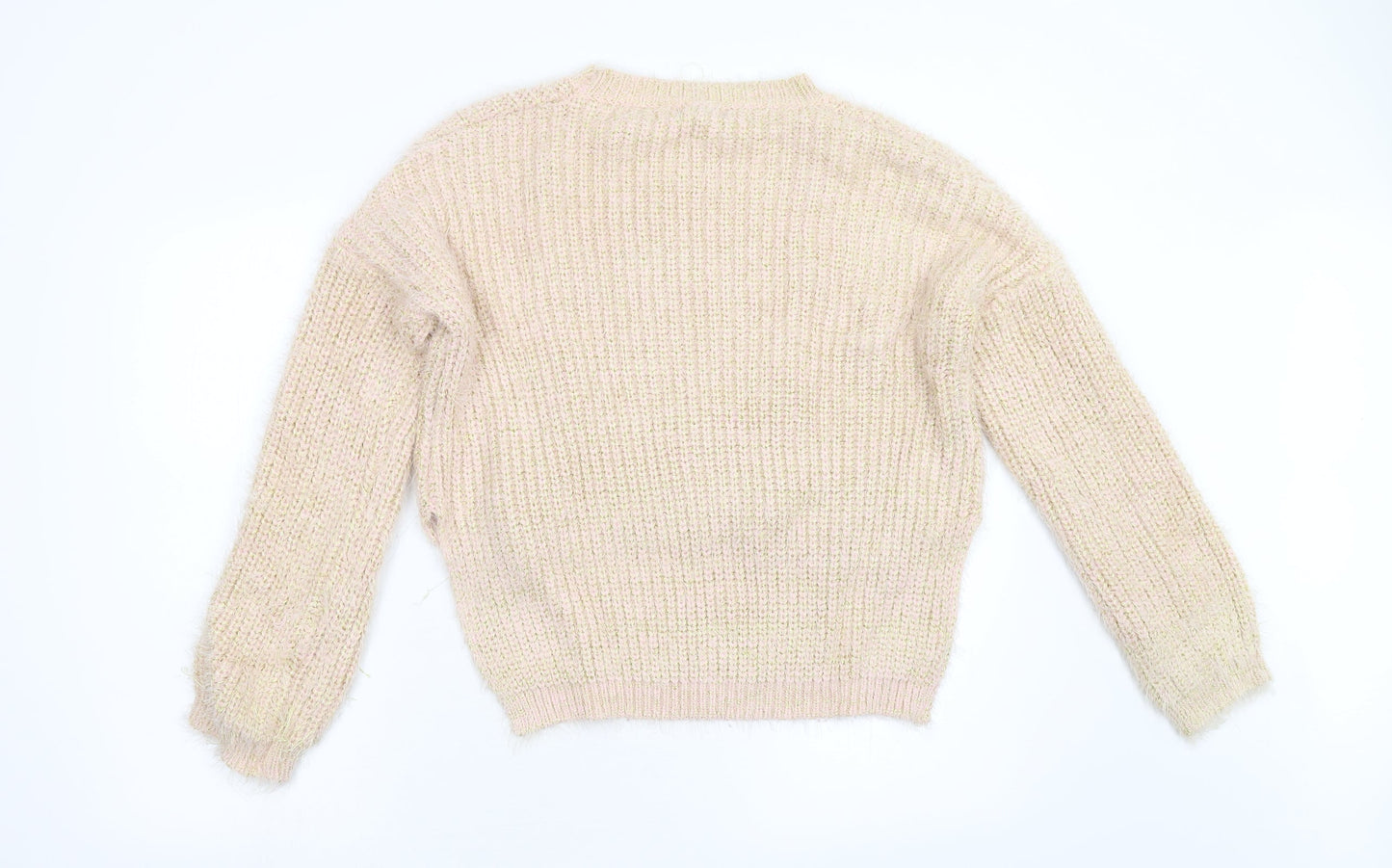 Wild Flower Womens Pink  Knit Pullover Jumper Size M