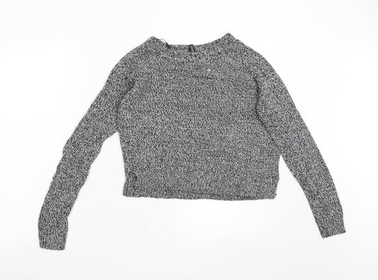 Divided Womens Grey  Knit Pullover Jumper Size XS