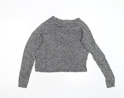 Divided Womens Grey  Knit Pullover Jumper Size XS