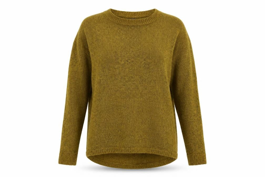 New Look Womens Yellow  Knit Pullover Jumper Size 6