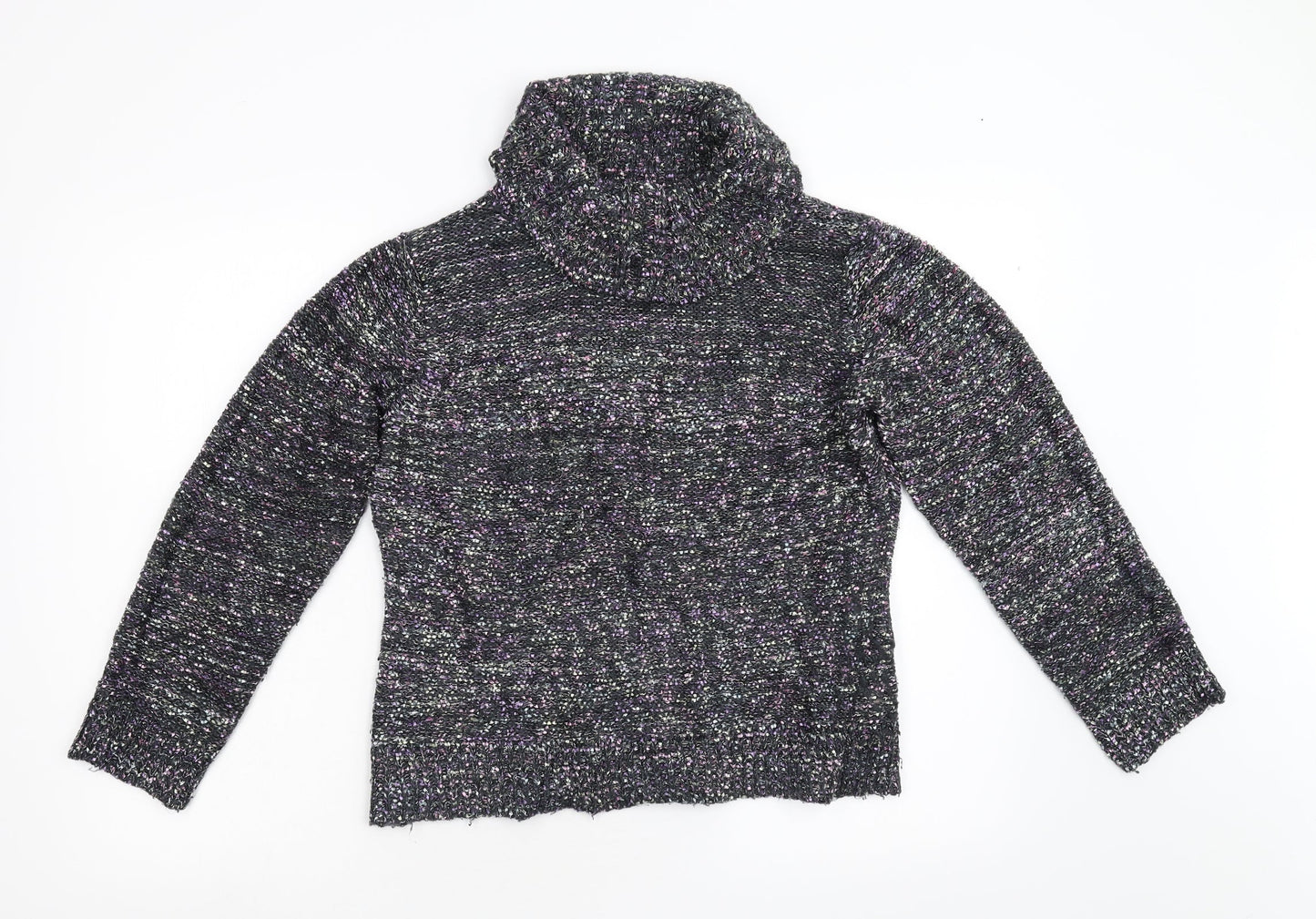 Alexara Womens Multicoloured  Knit Pullover Jumper Size M
