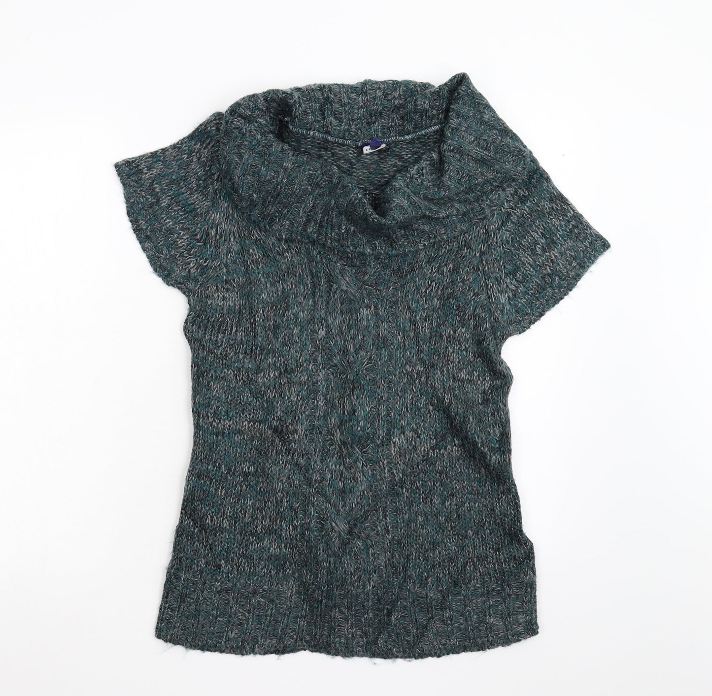 R Womens Green  Knit Pullover Jumper Size M