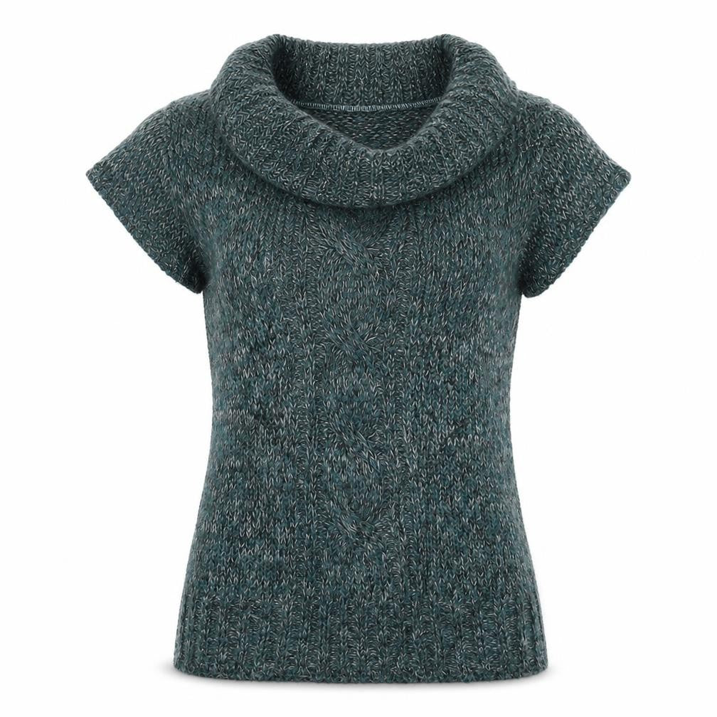 R Womens Green  Knit Pullover Jumper Size M