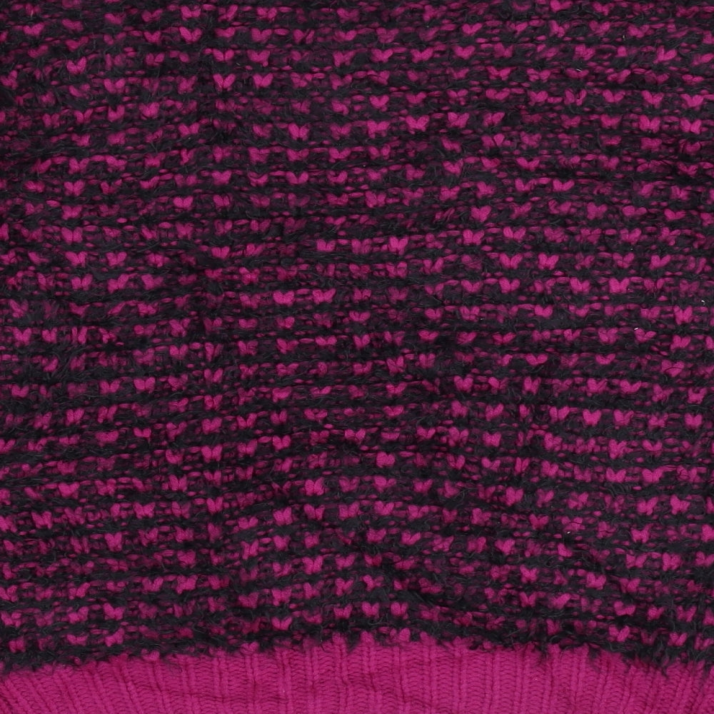 George Womens Pink  Knit Pullover Jumper Size 10