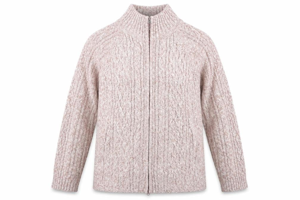 Donna Lewis Womens Pink   Full Zip Jumper Size L