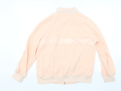 Next Womens Orange   Full Zip Jumper Size 14