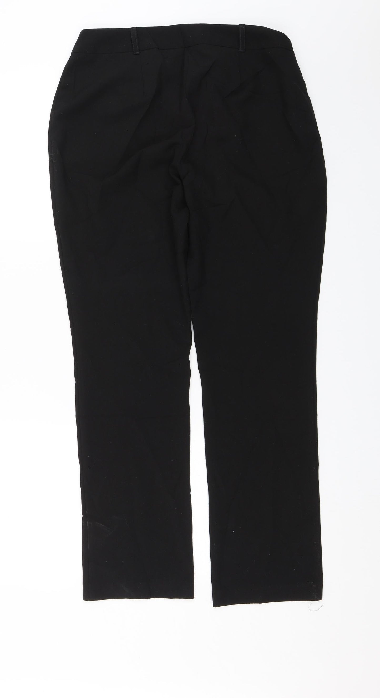 Papaya Womens Black   Dress Pants Trousers Size 12 L26 in
