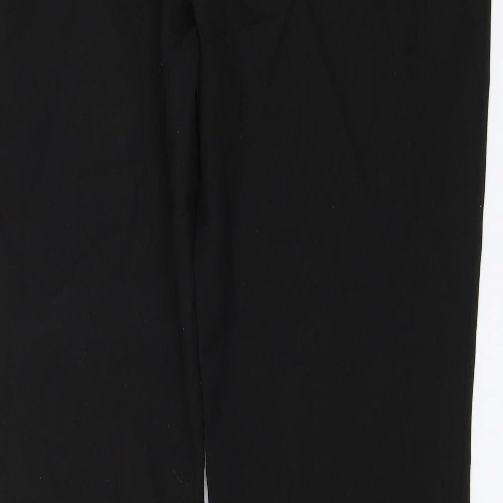 Papaya Womens Black   Dress Pants Trousers Size 12 L26 in