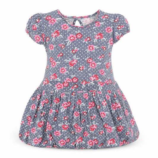 Evie Angel Girls Blue Floral  Shift  Size 3-4 Years