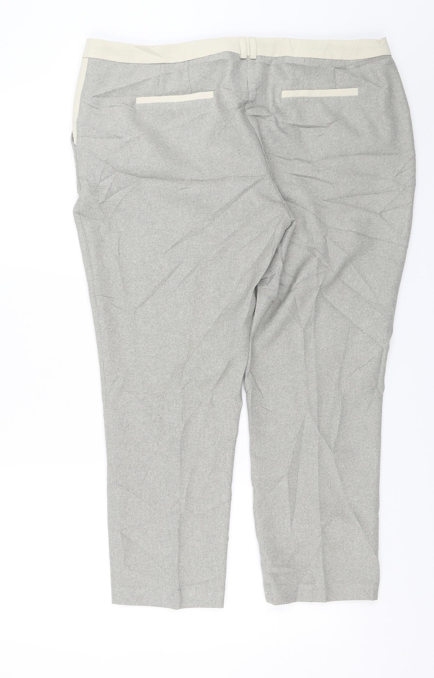 Atmosphere Womens Grey   Dress Pants Trousers Size 16 L22 in