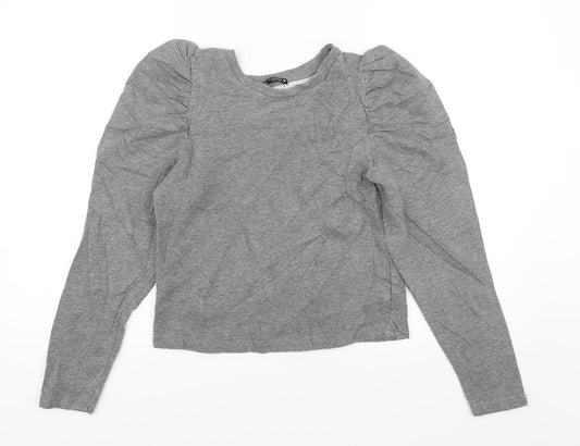 Zara Womens Grey   Pullover Jumper Size S