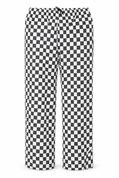 Preworn Womens White Check  Trousers  Size L L30 in