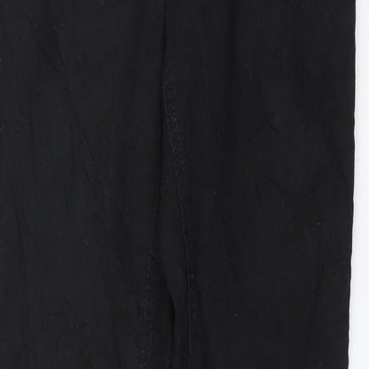 H&M Womens Black  Denim Jegging Jeans Size 6 L28 in