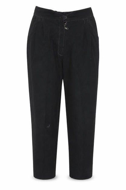 Preworn Womens Black   Trousers  Size 26 in L22 in