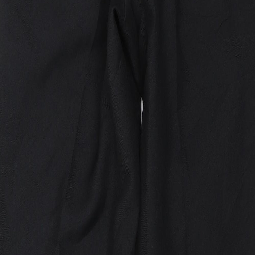 Preworn Womens Black   Trousers  Size 28 in L25 in