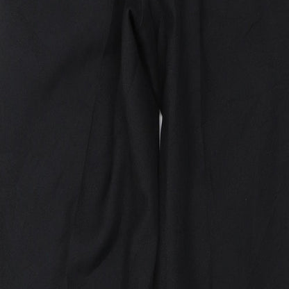 Preworn Womens Black   Trousers  Size 28 in L25 in