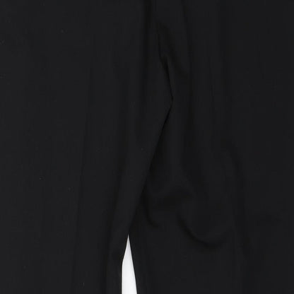 Preworn Womens Black   Dress Pants Trousers Size 18 L25 in